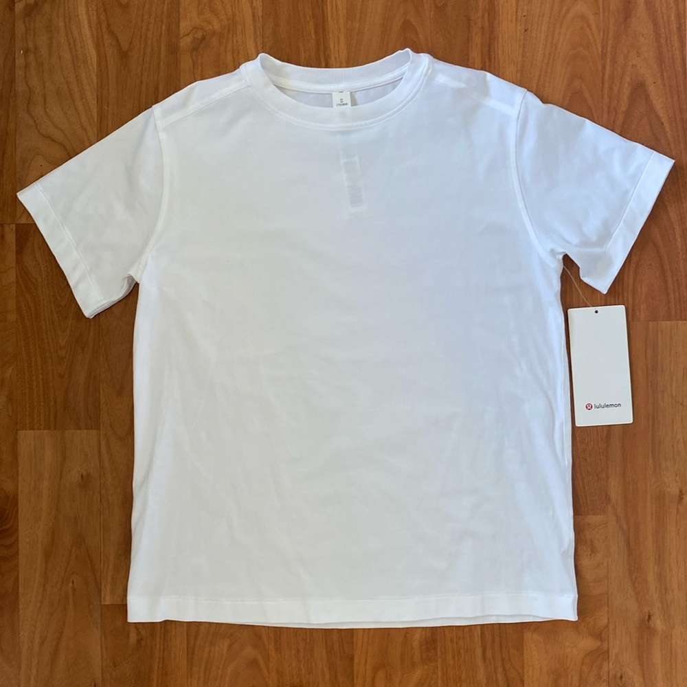 ❤️ Lululemon All Yours Organic Cotton T-Shirt Tee White Size XS NWT